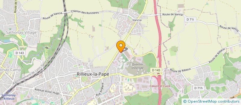 localisation de l'entreprise PAYS D'OC ENERGIES  RILLIEUX-LA-PAPE