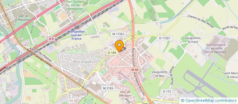 localisation de l'entreprise PAYS D'OC ENSEIGNES  MAUGUIO