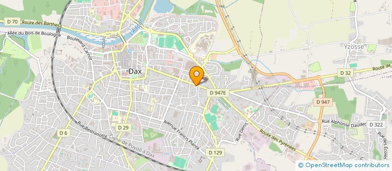 localisation de l'entreprise PAYS DACQUOIS  DAX