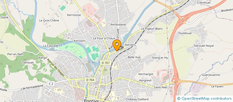 localisation de l'entreprise PAYS DE CHARLEROI  PONTIVY