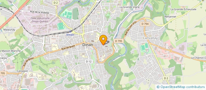 localisation de l'entreprise PAYS DE DINAN HANDBALL CLUB à DINAN