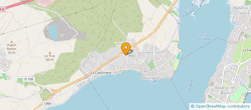 localisation de l'entreprise PAYS DE FRANCE  BOUZIGUES