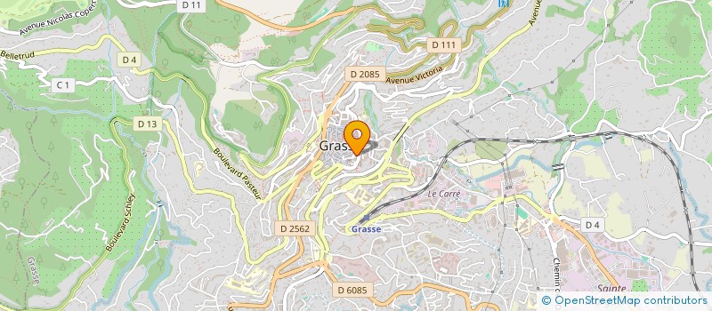 localisation de l'entreprise PAYS DE GRASSE DYNAMIQUES  GRASSE