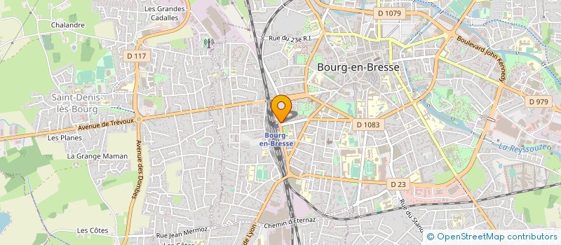localisation de l'entreprise PAYS DE L'AIN GESTION à BOURG-EN-BRESSE