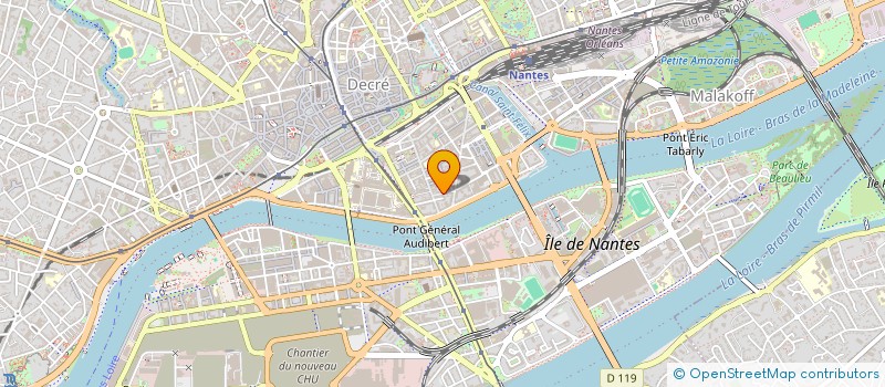 localisation de l'entreprise PAYS DE LA LOIRE DEVELOPPEMENT  NANTES