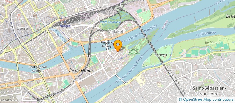localisation de l'entreprise PAYS DE LA LOIRE MOBILITES-EXPLOITATION à NANTES