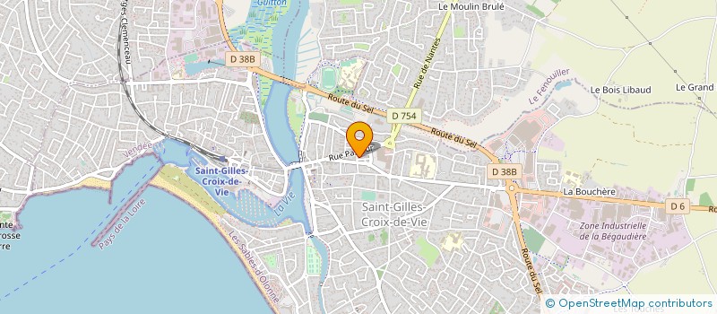 localisation de l'entreprise PAYS DE VIE ACCUEILLE à SAINT-GILLES-CROIX-DE-VIE