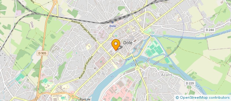 localisation de l'entreprise PAYS DOLOIS - PAYS DE PASTEUR à DOLE