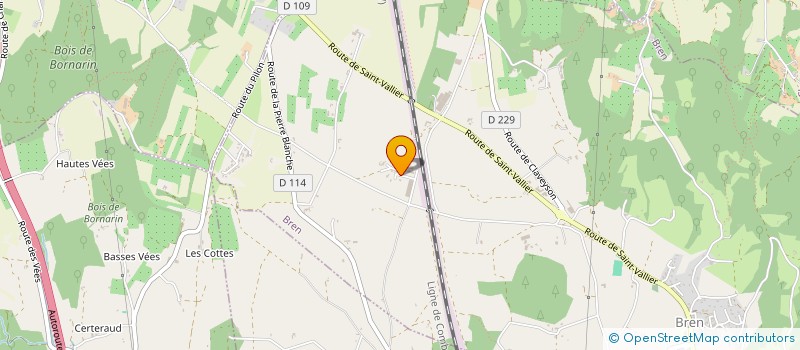 localisation de l'entreprise PAYS FRAIS  BREN