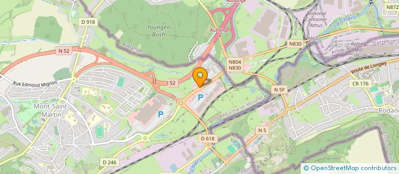 localisation de l'entreprise PAYS HAUT DEVELOPPEMENT à MONT-SAINT-MARTIN