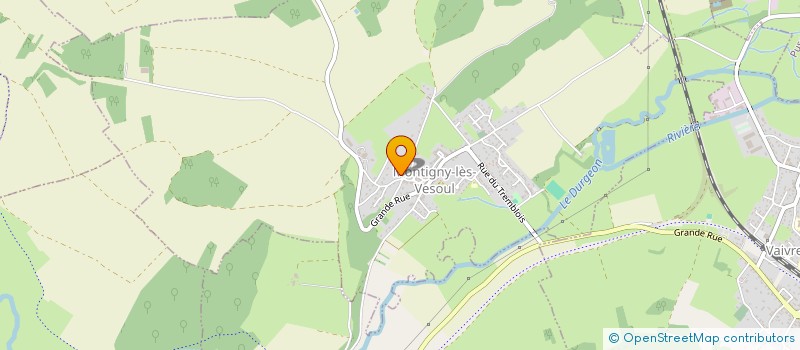 localisation de l'entreprise PAYS LOISIRS CTRE LOISIRS GAVROCHES  MONTIGNY-LES-VESOUL