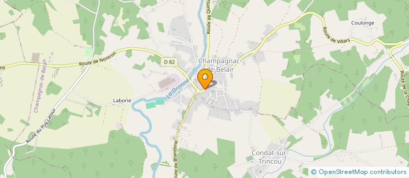 localisation de l'entreprise PAYS PERIGORD VERT à CHAMPAGNAC-DE-BELAIR