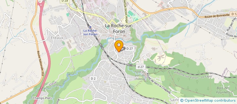 localisation de l'entreprise PAYS ROCHOIS EN TRANSITION  LA ROCHE-SUR-FORON