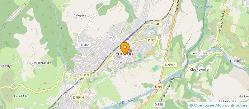 localisation de l'entreprise PAYS SERRE-PONCON UBAYE DURANCE (S.U.D.) à EMBRUN