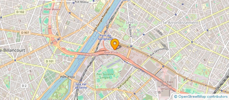 localisation de l'entreprise PAYS VOIRONNAIS NETWORK à PARIS 15
