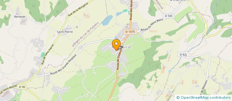 localisation de l'entreprise PAYS VOIRONNAIS ROLLER DERBY (PVRD)  MONTFERRAT