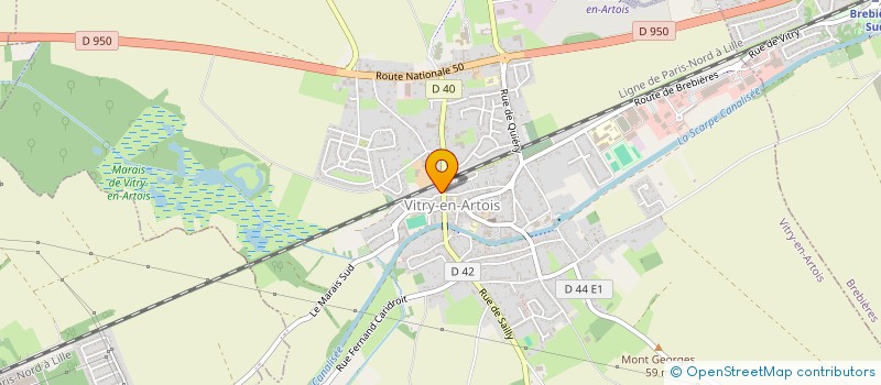 localisation de l'entreprise PAYSA'NORD  BREBIERES