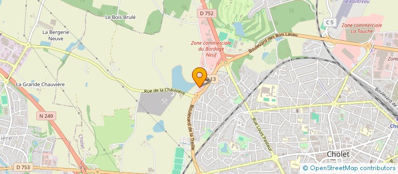 localisation de l'entreprise PAYSAGE 2000 à CHOLET