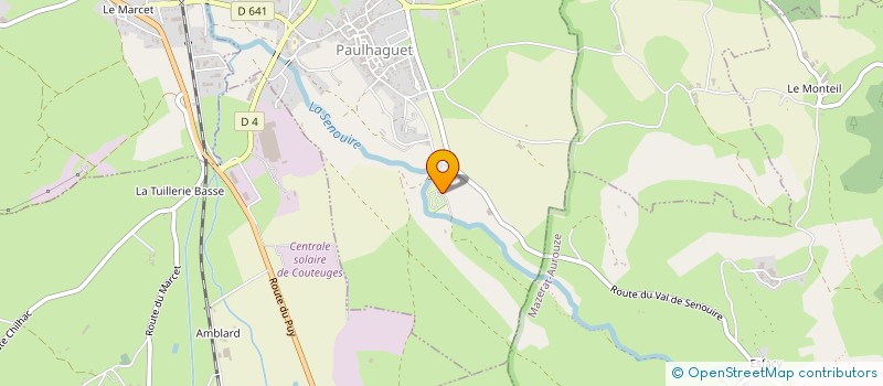 localisation de l'entreprise PAYSAGE 43  PAULHAGUET