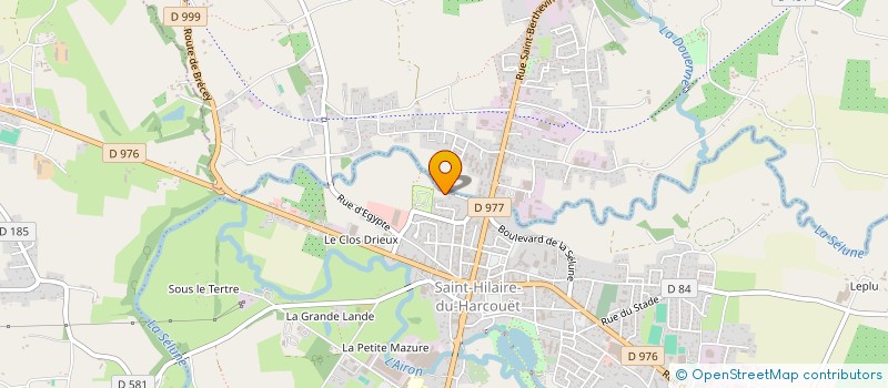 localisation de l'entreprise PAYSAGE CLAIRE  SAINT-HILAIRE-DU-HARCOUET