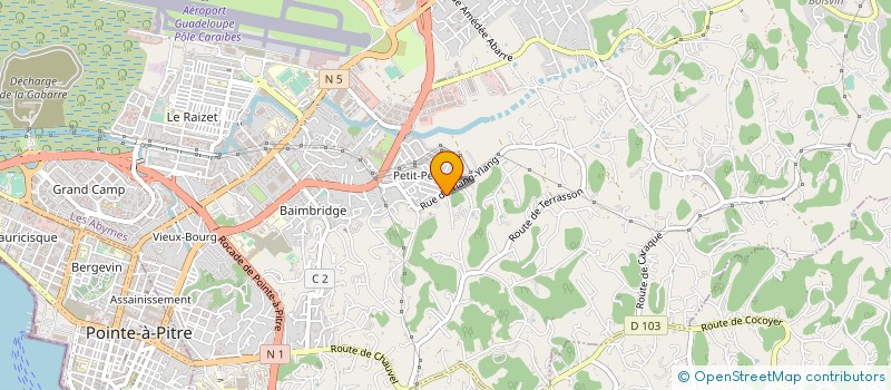localisation de l'entreprise PAYSAGE CLEAN PLUS à LES ABYMES