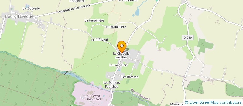 localisation de l'entreprise PAYSAGE CONCEPT à SEGRE-EN-ANJOU BLEU