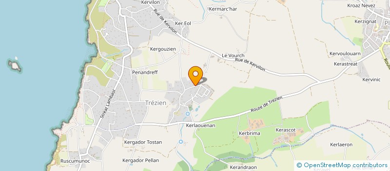 localisation de l'entreprise PAYSAGE D EOLE à PLOUARZEL