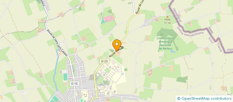 localisation de l'entreprise PAYSAGE DES FLANDRES à BAILLEUL
