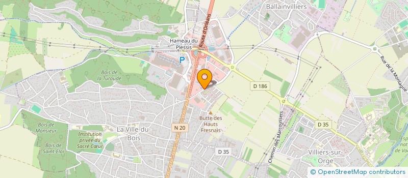 localisation de l'entreprise PAYSAGE EQUIPEMENT à BALLAINVILLIERS