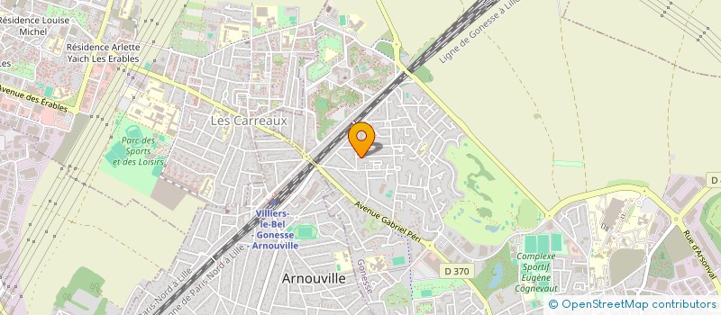 localisation de l'entreprise PAYSAGE ET VIGNE  GONESSE