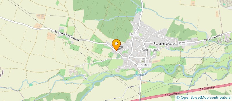 localisation de l'entreprise PAYSAGE FRESSE  REININGUE