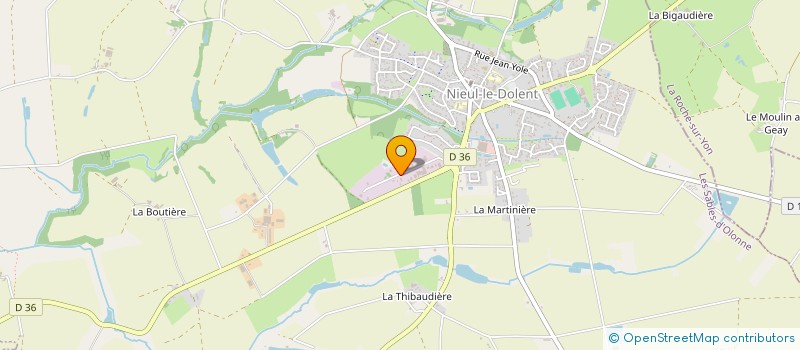 localisation de l'entreprise PAYSAGE NIEULAIS  NIEUL-LE-DOLENT