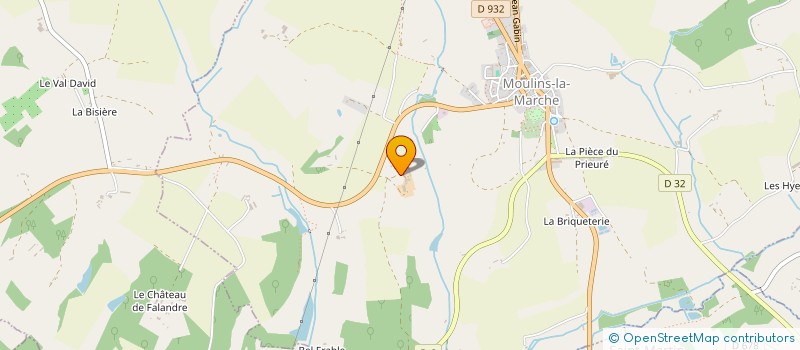 localisation de l'entreprise PAYSAGE RISLOIS à MOULINS-LA-MARCHE