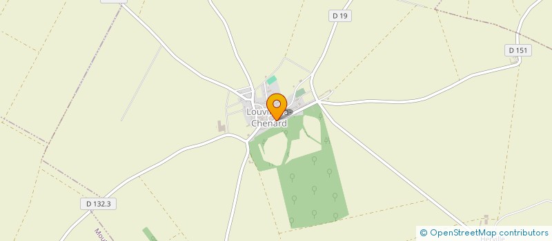 localisation de l'entreprise PAYSAGE ROUGET à LOUVILLE-LA-CHENARD