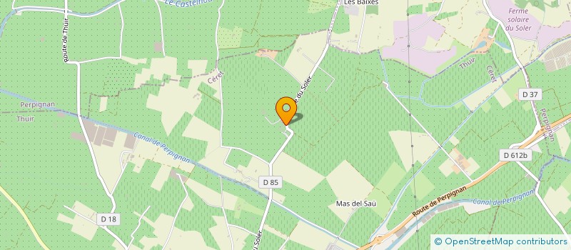 localisation de l'entreprise PAYSAGE SANS LIMITE à THUIR
