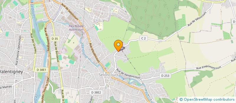 localisation de l'entreprise PAYSAGE SERVICE DUBOIS  SELONCOURT