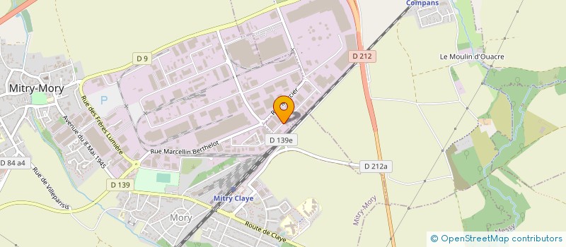 localisation de l'entreprise PAYSAGE SPORT ET LOISIRS à COMPANS