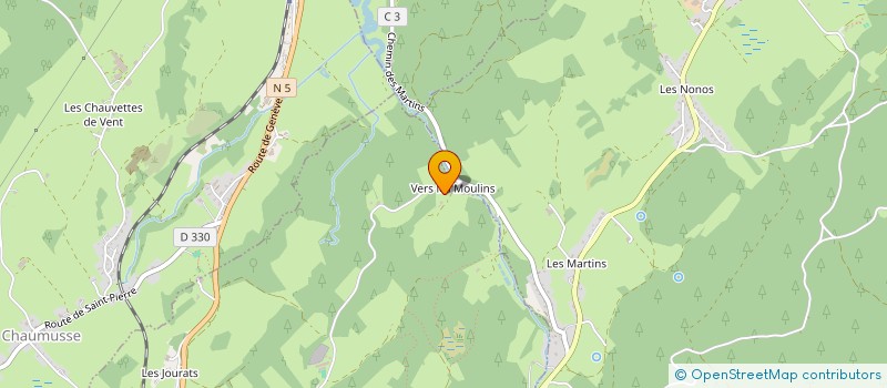 localisation de l'entreprise PAYSAGE SUSPENDU à SAINT-LAURENT-EN-GRANDVAUX
