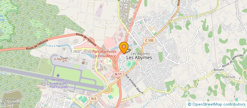 localisation de l'entreprise PAYSAGER CONSTRUCTIONS TRAVAUX DIVERS à LES ABYMES