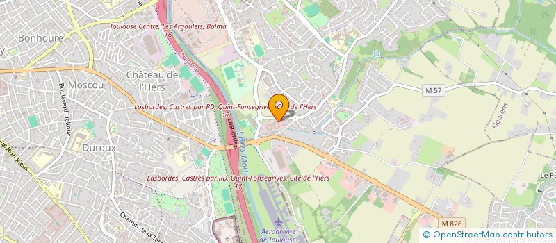 localisation de l'entreprise PAYSAGES à BLAGNAC