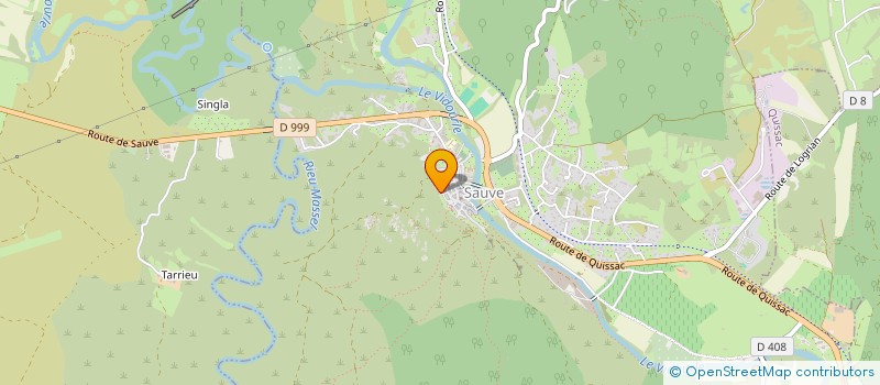 localisation de l'entreprise PAYSAGES AFFECTIFS  SAUVE