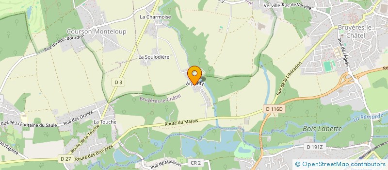 localisation de l'entreprise PAYSAGES DE BRUYERES à BRUYERES-LE-CHATEL