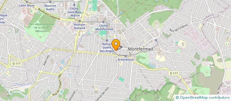 localisation de l'entreprise PAYSAGES DE FRANCILIE à COUBRON