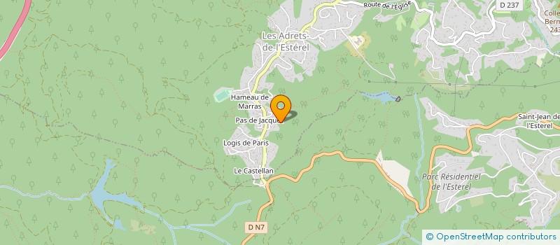 localisation de l'entreprise PAYSAGES DE L'ESTEREL à LES ADRETS-DE-L'ESTEREL