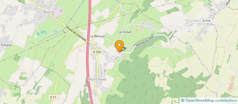 localisation de l'entreprise PAYSAGES DES TERRES FROIDES  BIOL