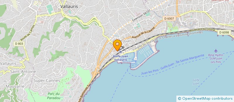 localisation de l'entreprise PAYSAGES DU CAP à VILLENEUVE-LOUBET