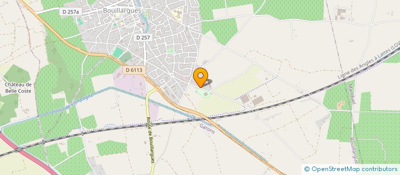 localisation de l'entreprise PAYSAGES DU MIDI à BOUILLARGUES