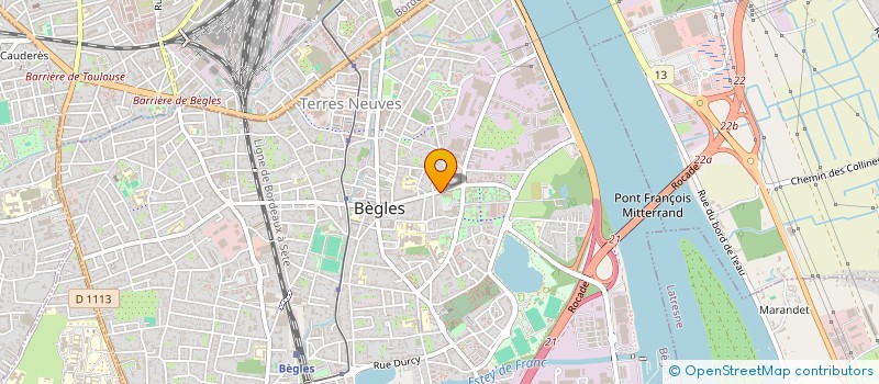 localisation de l'entreprise PAYSAGES DU SUD à BEGLES