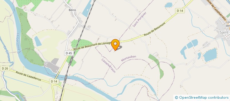 localisation de l'entreprise PAYSAGES DU SUD  MONTBARTIER