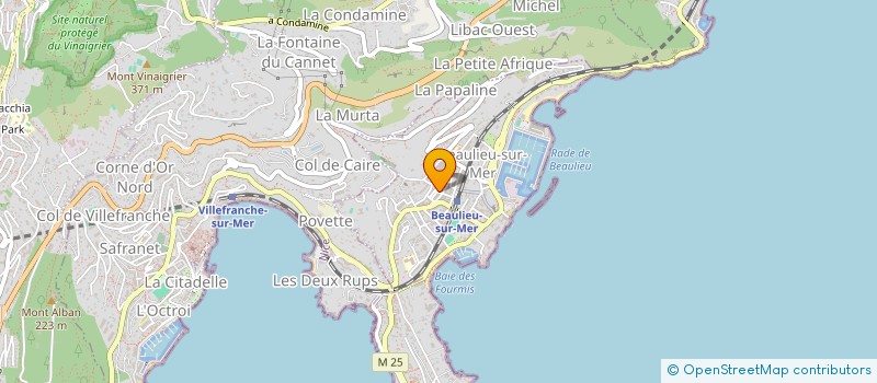 localisation de l'entreprise PAYSAGES ET RESONANCES à BEAULIEU-SUR-MER